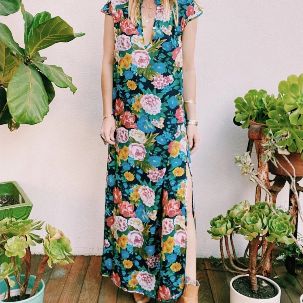 The Eda Dress in Rose Garden/Medium